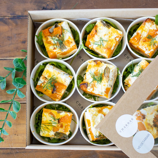 Pumpkin and Feta Quiche Bite Cups
