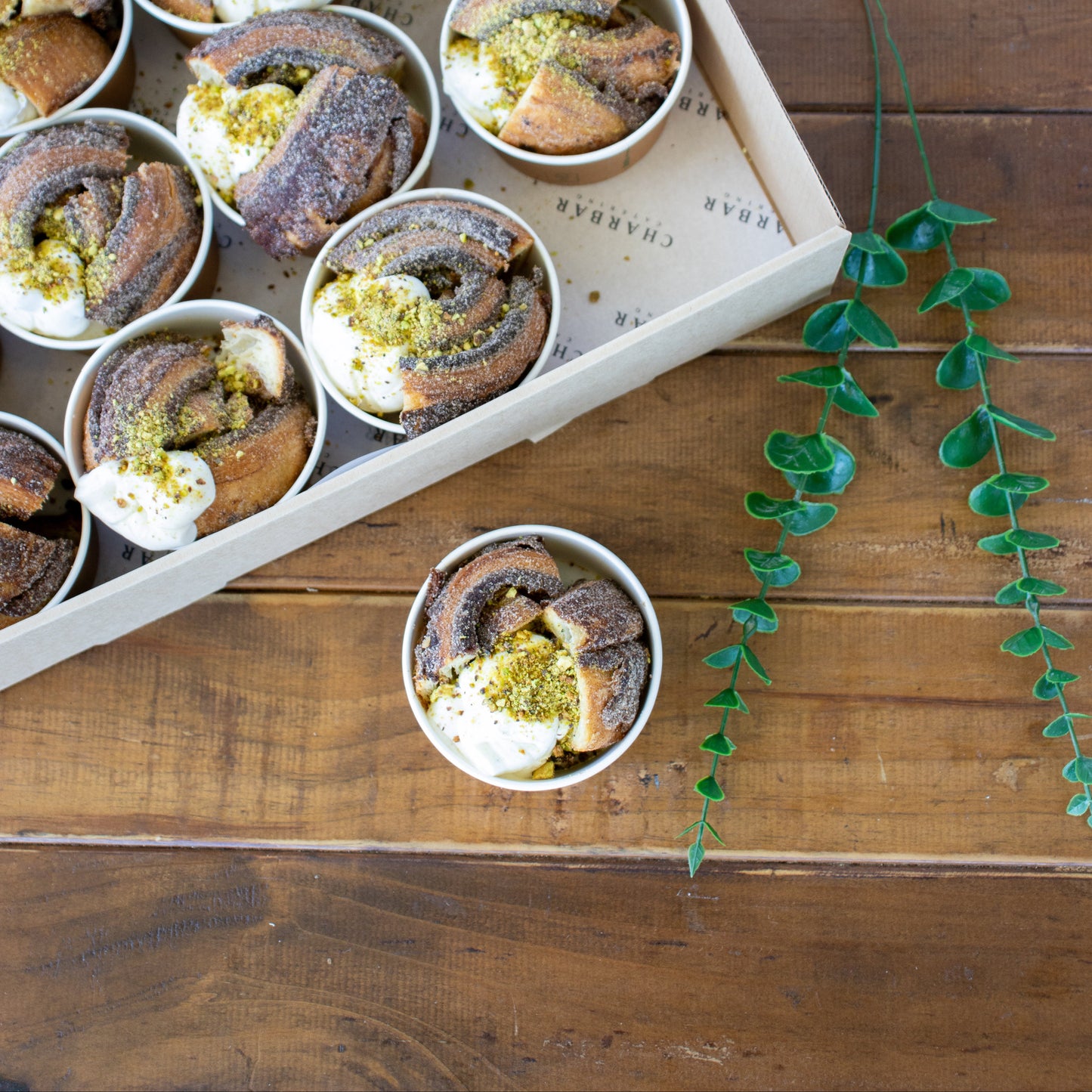 Ben's Cinnamon Scroll Wedge Cups