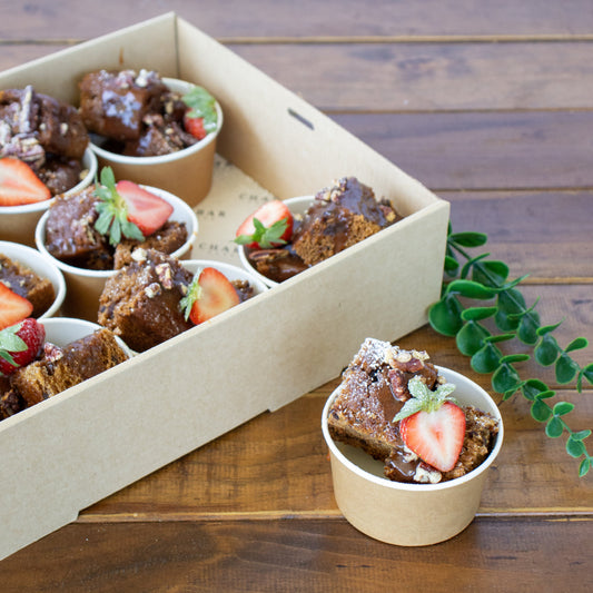 Sticky date finger Cups